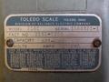 125 LB TOLEDO MODEL #2181 FLOOR SCALE: STOCK #18816