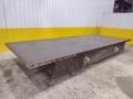 97&quot; X 241&quot; STEEL LAYOUT TABLE WITH 3&quot; PLATE TOP: STOCK 11833