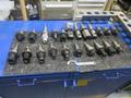 Cat 40 Taper Tool Holders (22) Including ER32, E16 Tool Holders, End Mills, and More- Auction Item