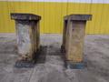 29.5&quot; X 8&quot; X 24&quot; HIGH STEEL MACHINED PARALLEL BLOCKS, SET OF 2: STOCK #23742