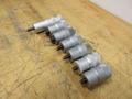 Precision Micrometer Heads (7pcs), 0-1" and 0-50mm Ranges, Starrett, Mitutoyo, Scherr Tumico and Other- Auction Item