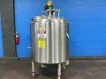 CHERRY-BURRELL CORP. APPROX. 374 GAL / 50” DIAMETER, 44” H STAINLESS STEEL PROCESSING TANK  -  3091