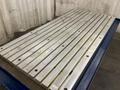36" X 75" T-SLOT STEEL TABLE: STOCK #81278