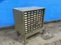 ADDRESSOGRAPH 70 @ 4 “ X 21” X 1.5” SMALL TOOL CABINET