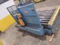 20,000 LBS BRANER HYDRAULIC COIL UPENDER WITH POWER FEED CONVEYOR: YOBRO #25238