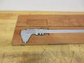 Scherr Tumico 36" Verneer Caliper in Wood Case, 1/1000" on Front, 1/50th mm on Barck Side- Auction Item