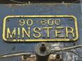 600 TON MINSTER MODEL #90-600 KNUCKLE JOINT PRESS, 4" STROKE: STOCK #22197