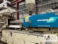 937 TON 155 OZ MITSUBISH MODEL 950MMJW-160 INJECTION MOLDING MACHINE MFG 2000