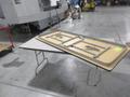 Folding Tables (2) Particle Board/Laminate Tops- Auction Item