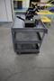 Auto Label Dispensers and 3 Shelf Rolling Metal Shop Cart- Auction Item