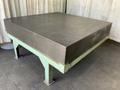 72" X 72" X 12" RAHN BLACK GRANITE SURFACE PLATE W/ STAND: STOCK #81474