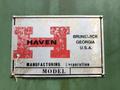 3&#039;&#039; X 0.135&#039;&#039; HAVEN MODEL 872 TUBE RE-CUT CUTOFF MACHINE: STOCK 15019