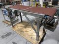 New London Engineering Adjustable Height, Motorized Conveyor Belt 24" x 72"- Auction Item