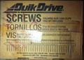 Screws,No.X1S1016, 5/16 HEX #10x1&quot;,Approx.1500 screws per box(33)Boxes Available