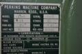 15 TON PERKINS No. 15-S, 1-1/2&quot; Str., 7.75&quot; S.H., 20&quot; x 10&quot; Bed, 100-300 SPM, 1981