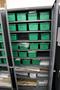 Metal 2 Door Heavy Duty Storage Cabinets (3 Units) with Adjustable Shelves and Contents of Plastic Bins and Parts- Auction Item