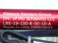 ALLIANCE SENSORS GROUP 2 LINEAR VARIABLE INDUCTIVE TRANSDUCER POSITION SENSORS  -  LRE-19-100-R-00-10-A