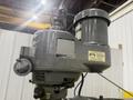 2 HP BRIDGEPORT SERIES I VERTICAL RAM TYPE KNEE MILL, WITH DRO, POWER FEEDS &amp; DRAW BAR: YOBRO #25284