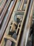 6,000 LB X 48" LBS BRANER HYDRAULIC DOWNLAYER TABLE. STOCK # 0435626