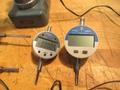 Mitutoyo (3) &amp; Fowler (2) Digital Indicators &amp; One On Height Stand- Auction Item