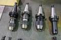 CT40 Taper Tool Holders: (3) Keyless Drill Chucks, (7) End Mill Holders- Auction Item