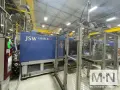 385 TON 23.2 OZ JSW MODEL J385ELII ELECTRIC INJECTION MOLDING MACHINE MFG 2005