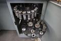 Hardinge HLV-H Toolroom Lathe, Variable Speed Spindle, Power Feeds, Threading, 5C Closer, Chucks- Auction Item