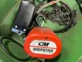 COLUMBUS MCKINNON CORPORATION 1000 LBS ELECTRIC CHAIN HOIST  -  SHOPSTAR
