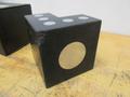 Granite Angle Plate 6" x 6" x 6" with Magnetic Inserts and 1/4-20 Mounting Holes in Protective Case- Auction Item