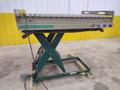 3800 LB X 57" X 42" SOUTHWORTH MODEL #LS4-36 ROLLER TOP HYDRAULIC LIFT TABLE: STOCK #20881