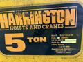10,000 LB (5 TON) HARRINGTON MOTORIZED CHAIN HOIST W/ POWER TROLLEY: STOCK #19956