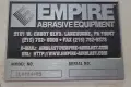 EMPIRE BLAST BOOTH MODEL #IL4884-RS CONVEYOR BELT DUST COLLECTOR SYSTEM: YOBRO #25679