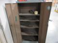 2 Door Metal Storage Cabinet with 4 Adjustable Shelves- Auction Item