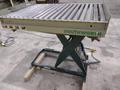 3800 LBS X 60" X 42" SOUTHWORTH MODEL #LS4-36 HYDRAULIC SCISSOR LIFT TABLE WITH ROLLER TOP, 110 VOLT: STOCK #20885