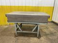 36&quot; X 60&quot; X 10&quot; THICK GRAY TWO LEDGE GRANITE SURFACE PLATE WITH STAND: STOCK #17081