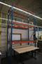 Pallet Racking, Teardrop Style, (2) 14'x42" Uprights, (6) 8' Cross Beams and Wire Decking *No Contents*- Auction Item