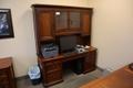 Office Desk, Credenza, Book Case, Lateral File Cabinet Table  (3) Pieces - NO CONTENTS- Auction Item