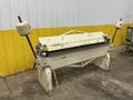 72" X 12 GAUGE NATIONAL MODEL #U7212 MANUAL BOX &amp; PAN FINGER BRAKE: YOBRO #25672