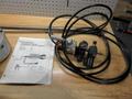 MicroCentric 8" Precision 3-Jaw Air Chuck with Drawtube, Pneumatic Valve, and A2-6 Adapter Plate- Auction Item