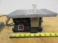 Miniature Table Saw with Remote Foot Pedal, 3.5" Blade, 7.5" x 5.5" Cutting Table- Auction Item