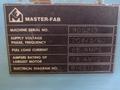 8&#039; x 1/4&quot; MASTER-FAB MODEL #SSB250-8 HYDRAULIC SHEAR: STOCK #18844