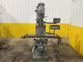 2 HP BRIDGEPORT SERIES I VERTICAL RAM TYPE KNEE MILL, WITH DRO &amp; POWER FEEDS: YOBRO #25294