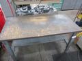 Uline Wood Top Work Bench with Lower Shelf- Auction Item