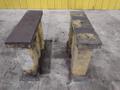 29.5&quot; X 8&quot; X 24&quot; HIGH STEEL MACHINED PARALLEL BLOCKS, SET OF 2: STOCK #23742