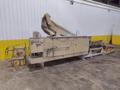 17 CUBIC FT ALMCO MODEL #V-16TF TUB TYPE VIBRATORY FINISHER W/ CONVEYOR LOAD &amp; SHAKER TABLE: YOBRO #25321