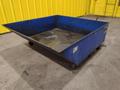 2000 LBS VESTIL MODEL HOP-LP HOPPER ROLLING DUMP CART W/ FORK POCKETS: STOCK #19444