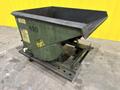 1/2 YARD (46" x 36" x 30") X 5000 LBS AMERICAN PORTABLE DUMP HOPPER ON CASTERS: STOCK 20071