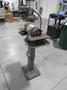 Baldor Double Tool Grinder On Pedestal Stand 6" Cupper Wheels, Tilting Work Tables w/ Drip Pans &amp; Work Light- Auction Item