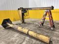 1000 LB (1/2 TON) X 8&#039; X 10&#039; P&amp;H SPECTRUM FREE STANDING JIB CRANE &amp; P&amp;H POWERED HOIST: STOCK #20216