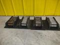 (4) 15 TON HILLMAN ROLLER TYPE MODEL #15-0T NARROW MACHINE SKATES: STOCK #23002